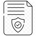 Secure Document  Icon