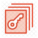 Secure Document  Icon