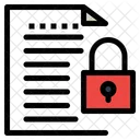 Secure Document  Icon