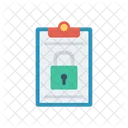 Lock Private Clipboard Icon