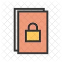 Secure Document File Icon