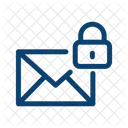 Secure Email With Lock  Icon