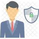 Secure Employee  Icon