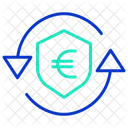 Secure Euro Transaction  Icon