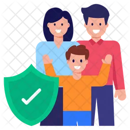 Secure Family  Icon