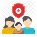 Secure Family Family Security Family Protection Icon