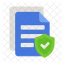 Secure File File Security Document Icon
