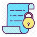 Lock Files Secure File Protected File Icon