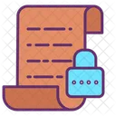 Password Protected Secure File Lock File Icon