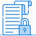 Secure File Locked File File Encryption Icon