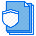 Shield Files Paper Icon