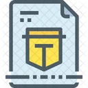 File Protection Secure Icon