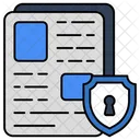 Secure File Secure Document File Security Icon