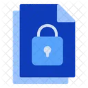 Lock File Document Icon