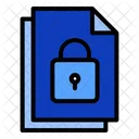 Lock File Document Icon