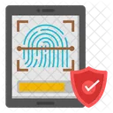 Secure Fingerprint Scan Safe Fingerprint Scan Fingerprint Scan Security Icon