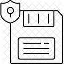 보안 플로피 플로피 디스크 하드웨어 아이콘