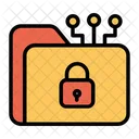 Folder Lock Document Icon