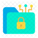 Folder Lock Document Icon