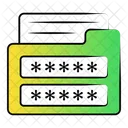 Secure Folder Protection Insurance Icon