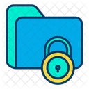 Folder Secure Folder Data Security Icon