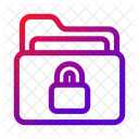 Folder Lock Secure Icon