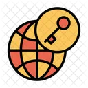 Secure Globe  Icon