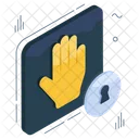 Secure Hand  Icon