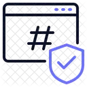 Secure Hashing Digital Technology Icon