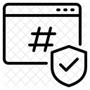 Secure Hashing Digital Technology Icon