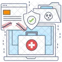 Secure Medication Online Pharmacy Online Medicine Icon