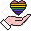 Hand In Heart Icon