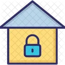 Home Lock Sign Locked House Icon