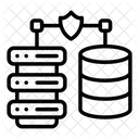 Secure Hosting Secure Database Database Encryption Icon