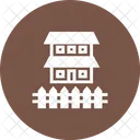 Home House Fence Icon