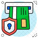 Secure Atm Withdrawal Secure Cash Withdrawal Icon