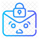 Secure Padlock Communications Icon