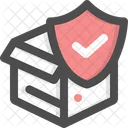 Secure Donation Shield Icon