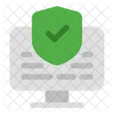 Secure Computer Cyber Icon