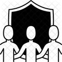Secure Team Strength Icon