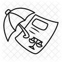 Secure Legal Document Icon