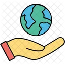 Secure Love Planet Icon