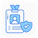 Secure Id Card Icon