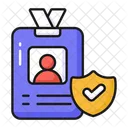 Secure Id Card Icon