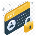 Secure Id Card  Icon