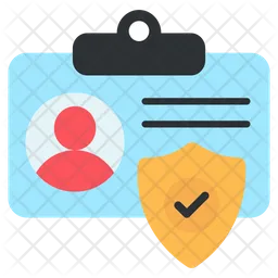 Secure Id Card  Icon