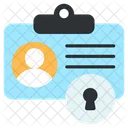 Secure ID Card  Icon