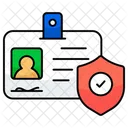 Secure Id Card Safe Id Card Id Card Protection Icon