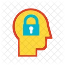 Secure Idea Brain Lock Mind Lock Icon