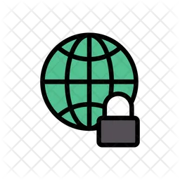 Secure Internet  Icon